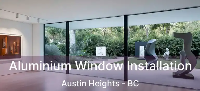 Aluminium Window Installation Austin Heights - BC