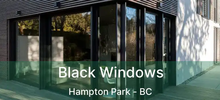 Black Windows Hampton Park - BC