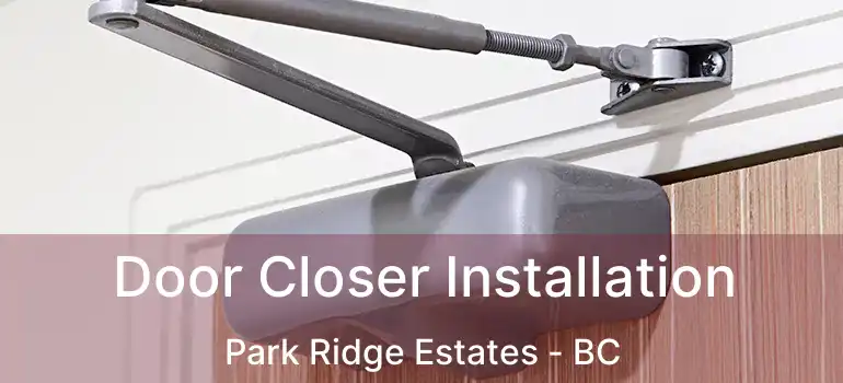 Door Closer Installation Park Ridge Estates - BC