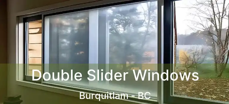 Double Slider Windows Burquitlam - BC
