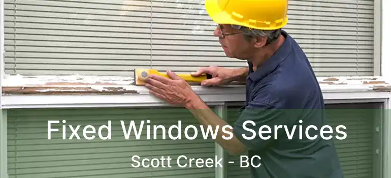 Fixed Windows Services Scott Creek - BC