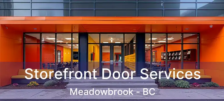 Storefront Door Services Meadowbrook - BC
