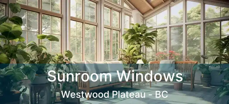 Sunroom Windows Westwood Plateau - BC