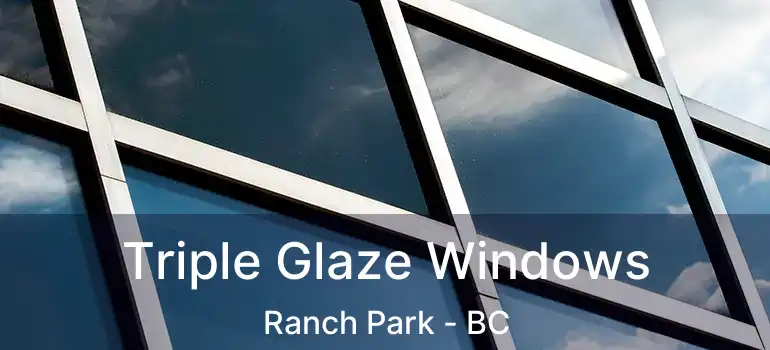 Triple Glaze Windows Ranch Park - BC