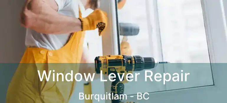 Window Lever Repair Burquitlam - BC