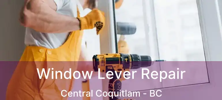Window Lever Repair Central Coquitlam - BC