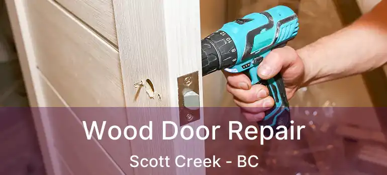 Wood Door Repair Scott Creek - BC