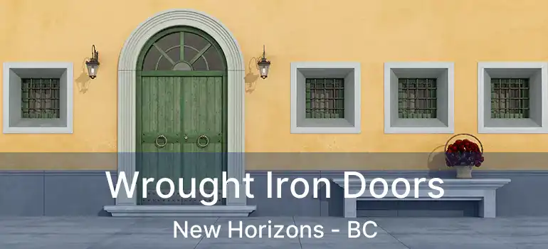 Wrought Iron Doors New Horizons - BC